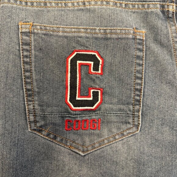 Vintage Coogi Mens Jeans Back Embroidered Pocket 36x32 Baggy Hip Hop Y2K Skater - Picture 12 of 14
